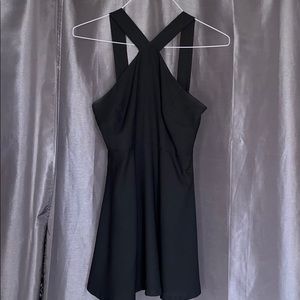 Black cocktail dress